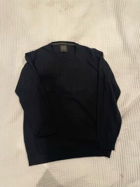 Pierre Cardin Men's Crewneck Sweater - Black